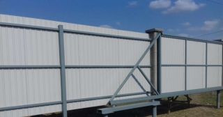 Купить откатные ворота на сваях Соликамск, цена от 2759 руб.
